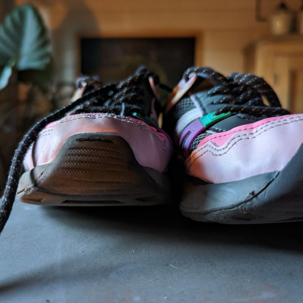 Zara MULTI-PIECE TECHNICAL SNEAKERS | US Women's 7 / Kids 4 - Picture 4 of 15